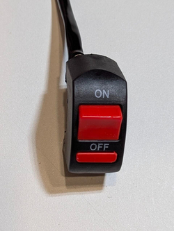 Пульт копка 2 положения красный на руль мотоцикла питбайк, эндуро