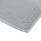 Коврик для ванной с фактурным бортиком светло-серого цвета из коллекции essential, 50x80 см