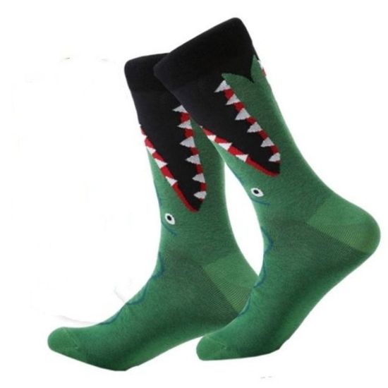 Носки "Крокодил", р-р 36-40 (зеленый)