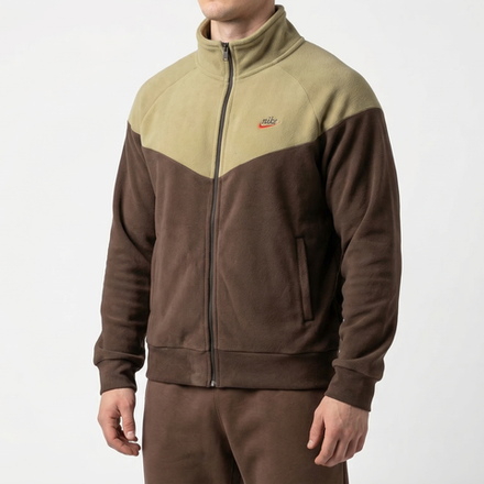 Худи Zip Nike #6 • Коричневый