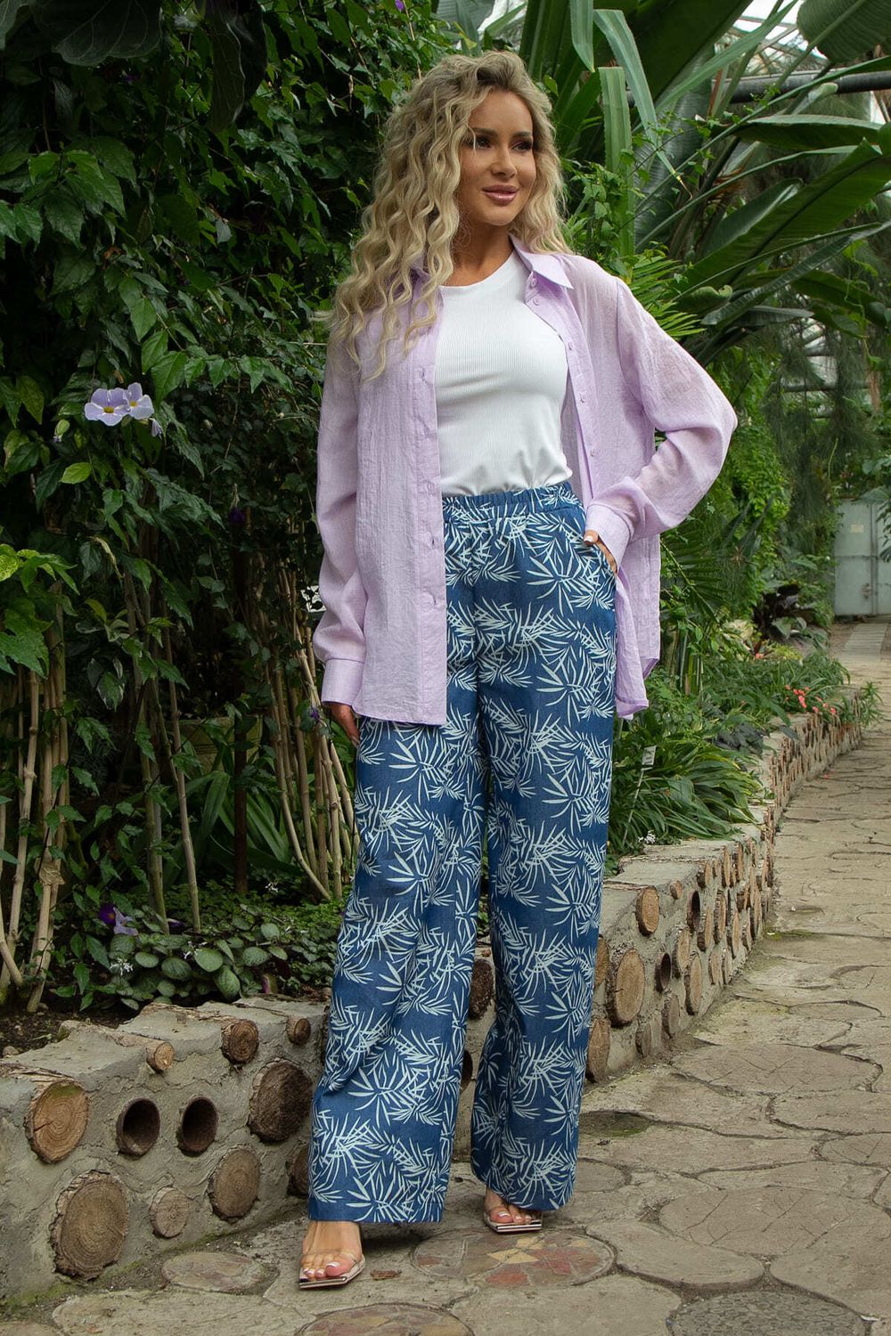 Брюки Летняя пора (синие) Б13477-16М LT Collection