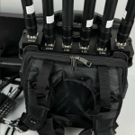 6 каналов / РЭБ Рюкзак подавитель дронов / Гарпия Mobile SKJ 1704 300W,  мощность 300Вт