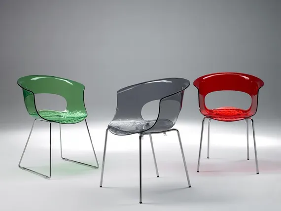 Стул Miss B Antishock прозрачный