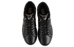 EMPORIO ARMANI Armani low-cut fashion sneakers for men and women in the same style black