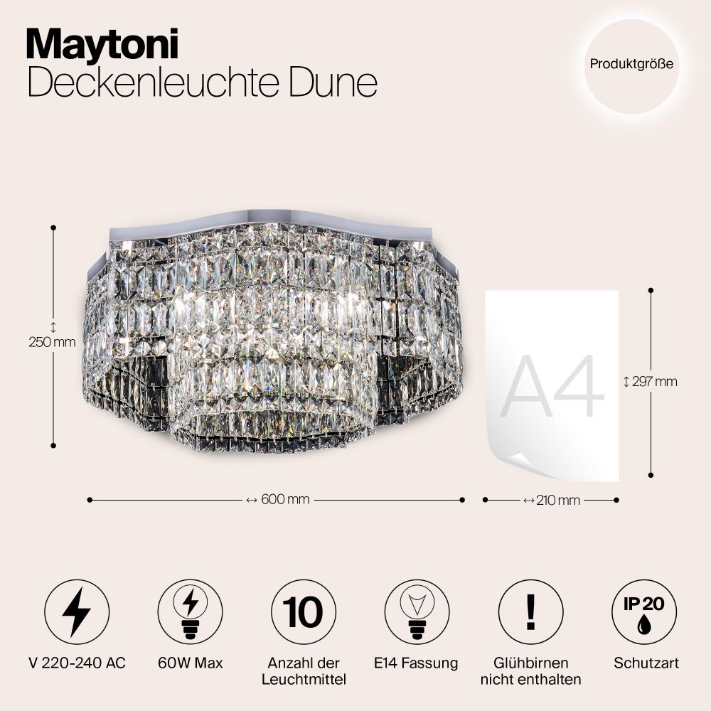 Потолочный светильник Maytoni DIA005CL-10CH