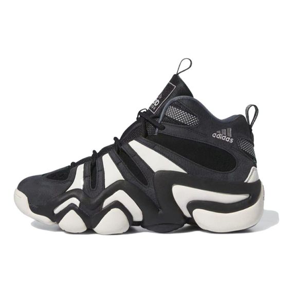 Adidas Crazy 8 Винтажные баскетбольные кроссовки СРЕДНЕГО размера Черно-белая панда Юнисекс