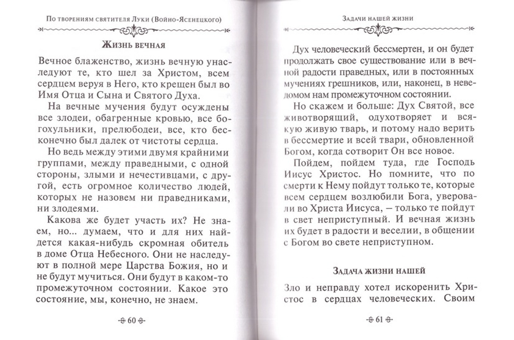 Задачи нашей жизни. По творениям святителя Луки (Войно-Ясенецкого)