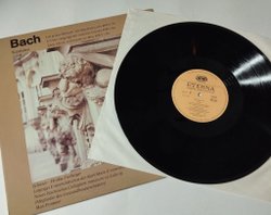 Винтажная виниловая пластинка LP J. S. Bach И.С. Бах Kantaten Кантаты (ГДР 1989)