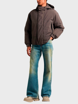 Пуховик Emporio Armani Milano Logo Nylon Jacket Verde Militare