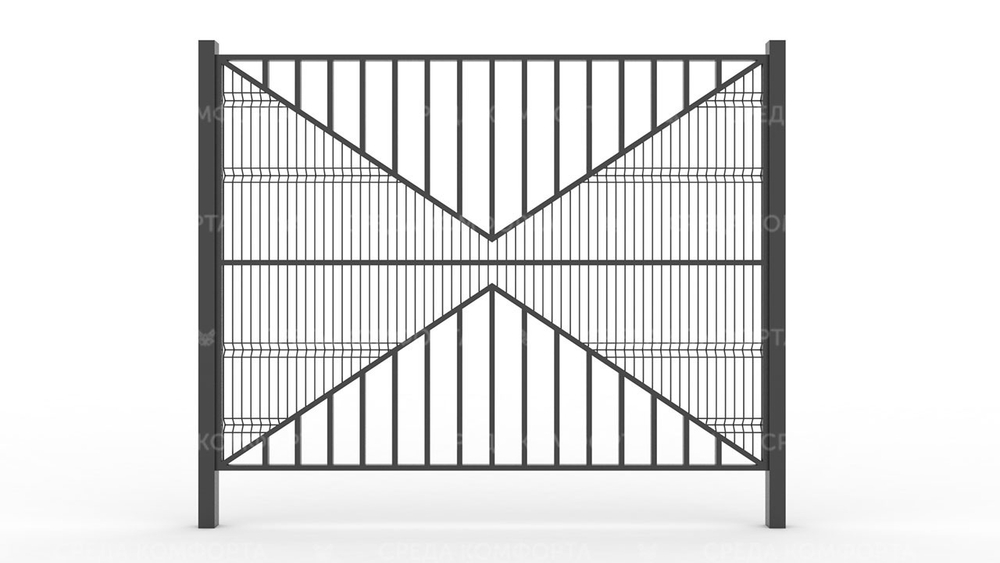 Деревянный забор ZBR0087