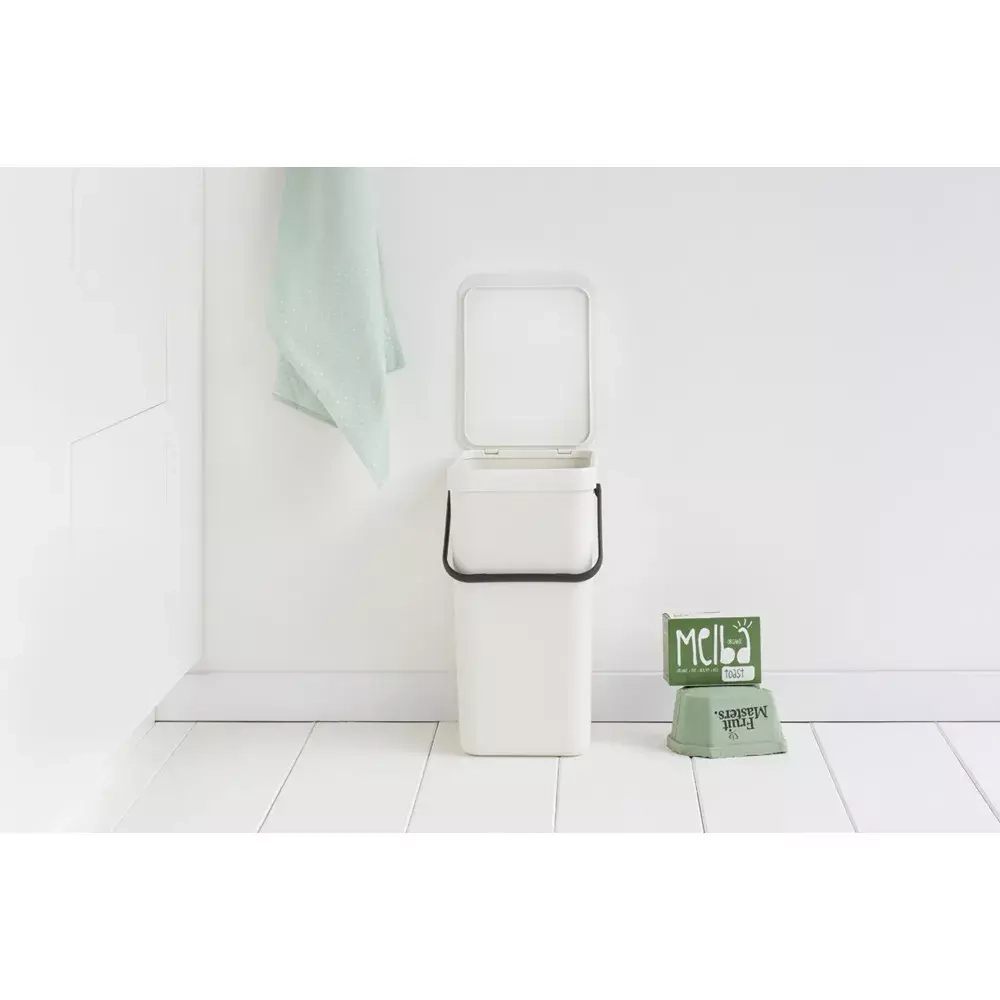 Brabantia - Контейнер для мусора Sort &amp; Go 16л белый / артикул   109942  / GTIN 8710755109942