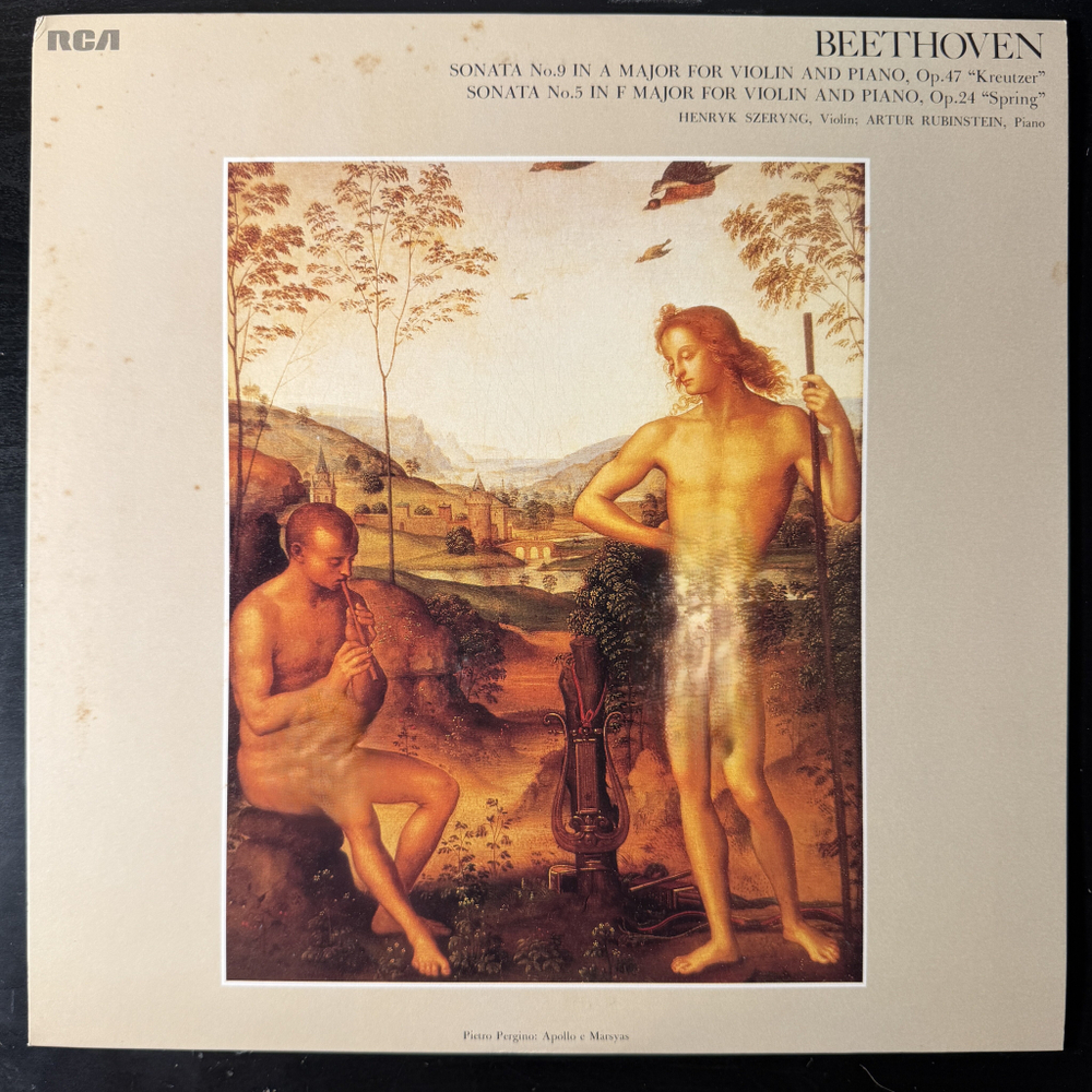 Виниловая пластинка Бетховен - Соната № 9 Крейцерова / Соната № 5 Весна LP