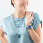 Колье-трансформер 4-in-1 Coeur de Lion Turquoise 4715/10-0600