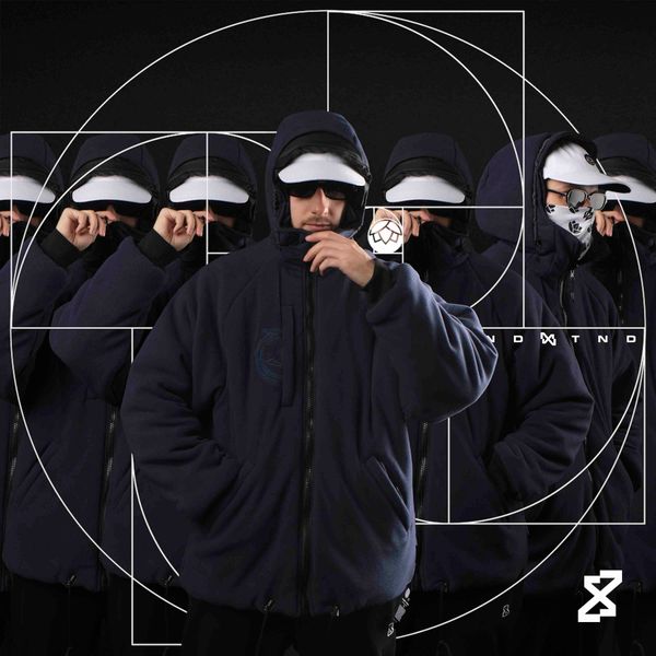 Куртка Cэнсэй синяя - фото 3