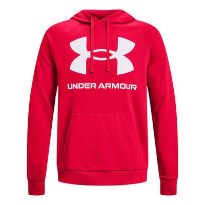 Мужская кофта теннисная Under Armour Rival Fleece Big Logo Hoody Men - Red, White