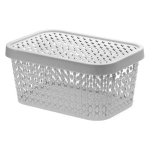 Коробка ПИРУЛА 1,5л с крышкой смоки (комплект 16 шт)