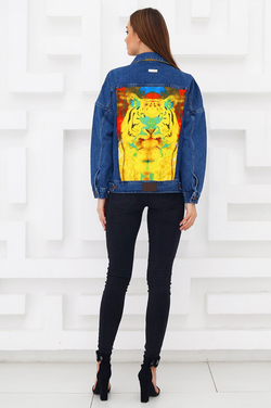 LIGVIANNI Джинсовая куртка Denim Jacket Tiger