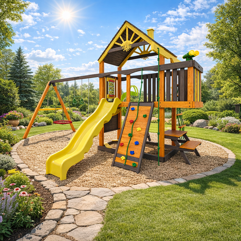 Детская площадка Шато (Дерево) (мод.2)