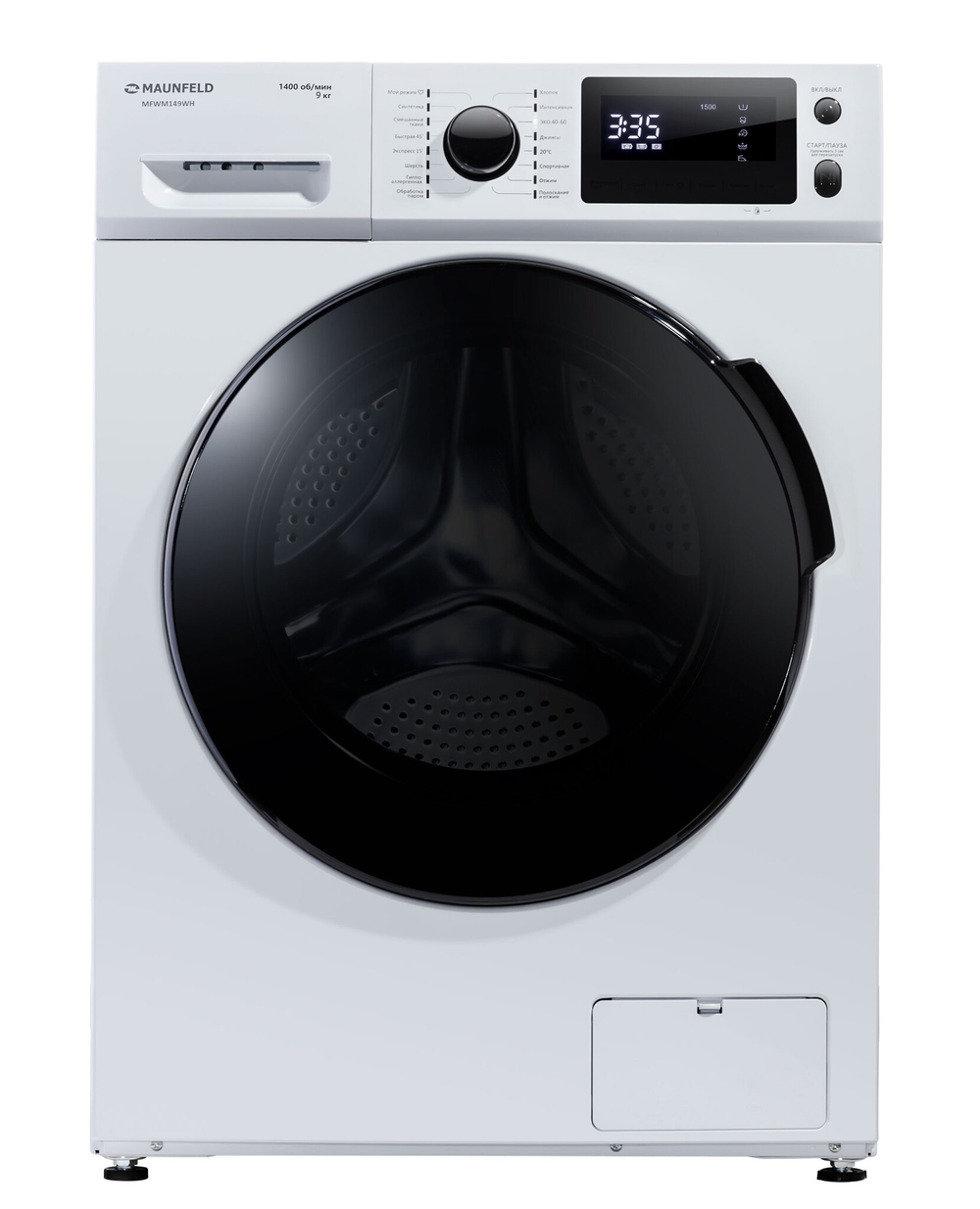 Стиральная машина c инвертором и паром MAUNFELD MFWM149WH фото 