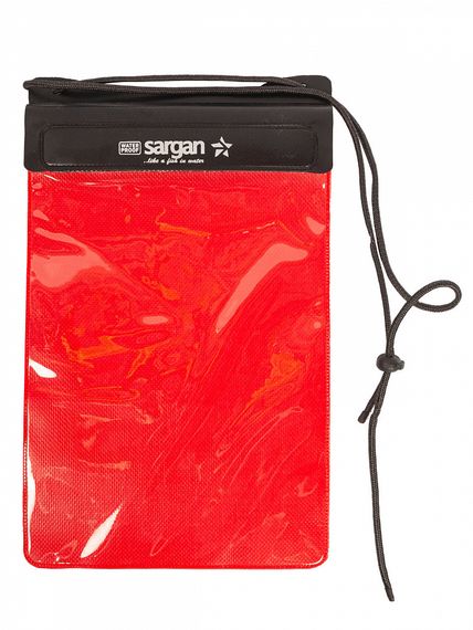 Чехол водонепроницаемый Sargan Сухов ПЛ для планшета 20см*25см красный