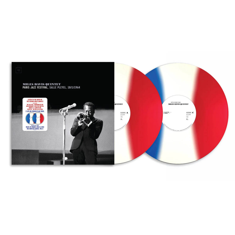 Miles Davis - Paris Jazz Festival, Salle Pleyel 10/ 1/ 1964 - Red, White, Blue 2LP