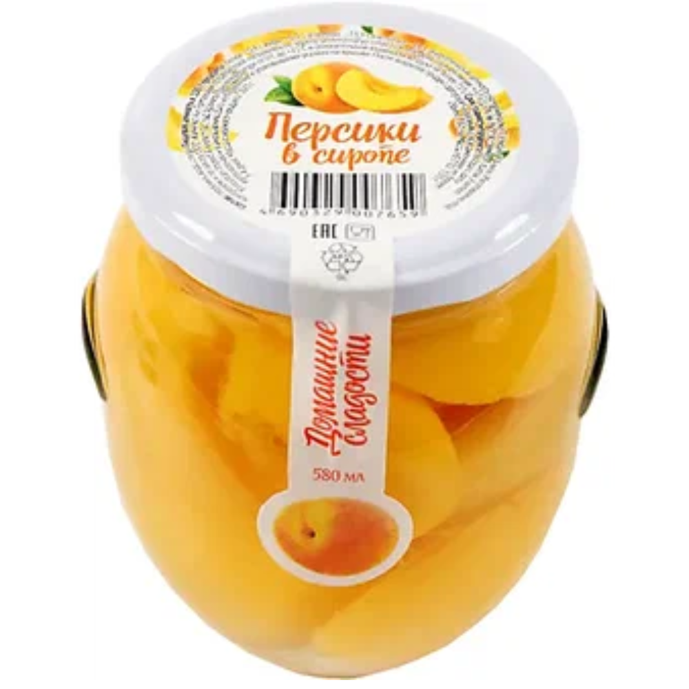 Персики в сиропе DIVA 370 мл