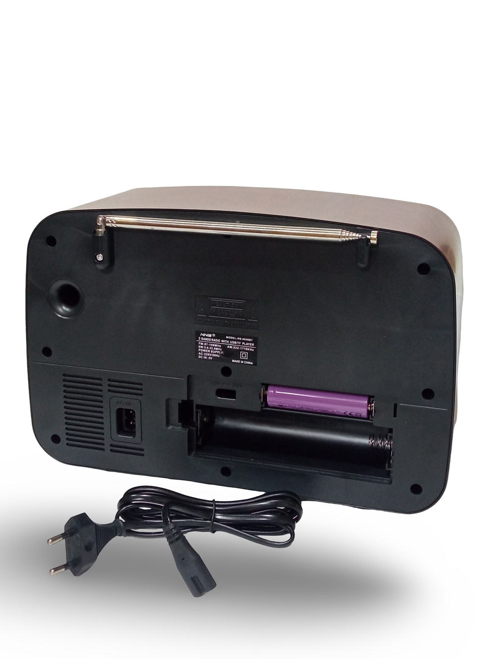 Радиоприемник в ретро стиле+MP3 плеер, Bluetooth TWS NS-6656BT