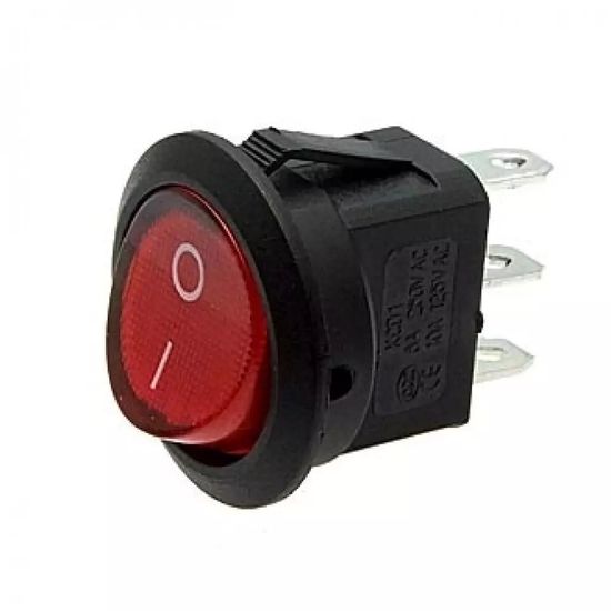 Клавишный выключатель KCD1-B8-102 ON/ON