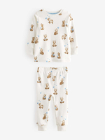 Пижама для мальчика Next 306-121, 3 шт., Молочный, Голубой