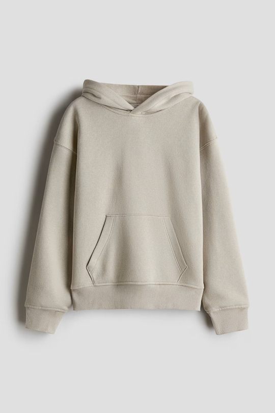 H&M Толстовка с капюшоном, бежевый