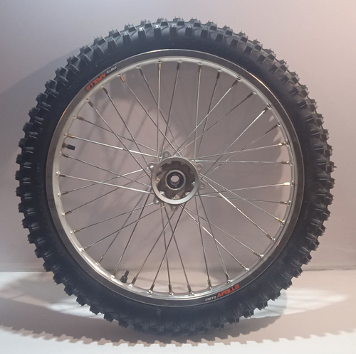 Колесо переднее в сборе с антибуксатором 80/100-21 (6-101-117 диск) Мотоцикл  Apollo M3 300