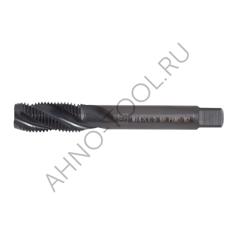Метчик м/р М14х1,5 Р6М5/М2 ГОСТ 17933-72 BLACK OXIDE, с винтовой канавкой, ТОЧИНТЕХ