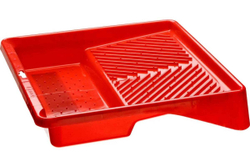 Ванночка Зубр ЭКСПЕРТ малярная пластмассовая, для валиков до 270 мм, 360x360мм 06055-27