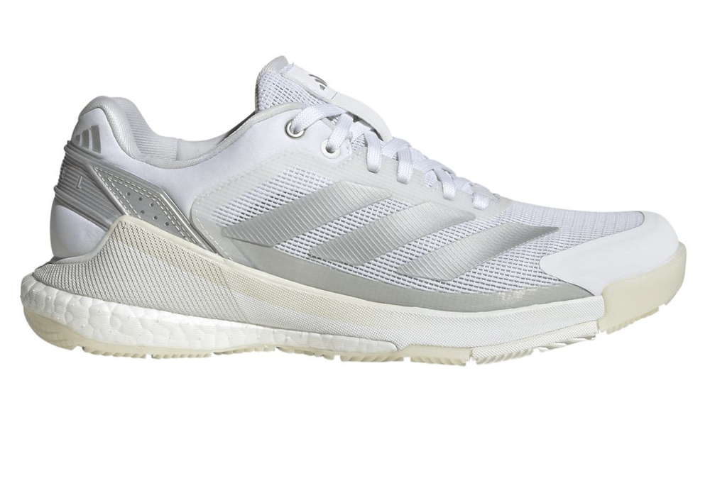 Женские кроссовки для Падел Adidas Crazyquick Boost Padel - cloud white/silver metallic/zero metallic