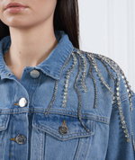 Джинсовая куртка Ga\u00eblle Paris - голубой(GBDM18018)