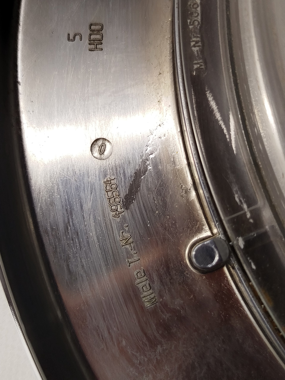 330 Люк в сборе Miele двойное стекло с сушкой 05869420 б/у