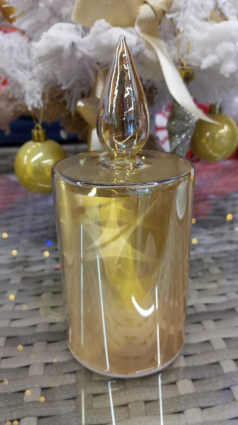 Светильник декоративный Свеча электронная LED 9х21х9см арт.92537