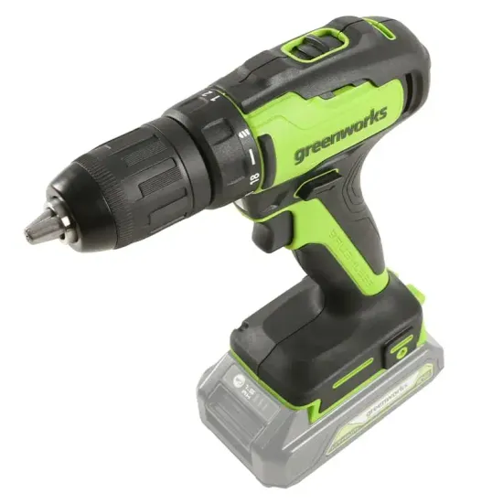 Аккумуляторная дрель-шуруповерт GREENWORKS GD24DD35 3704007 (БЕЗ АКБ и ЗУ)