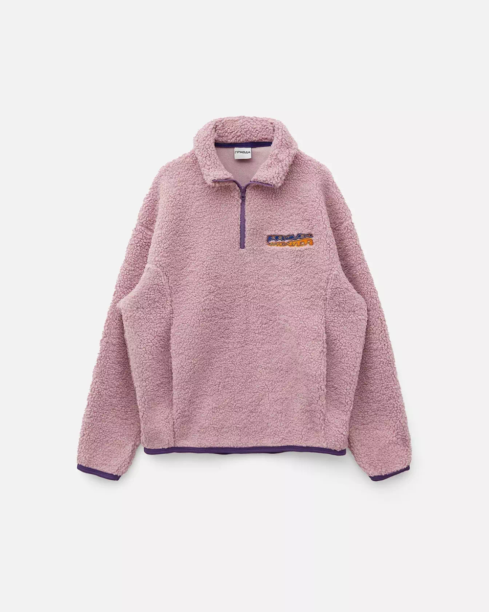 Толстовка ANTEATER Pravda-Zip-SHERPA-Pink