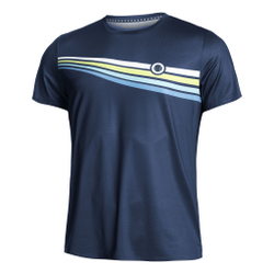 Мужское теннисное поло Tennis-Point Round Neck T-Shirt Special Edition Men - Dark Blue, Multicoloured