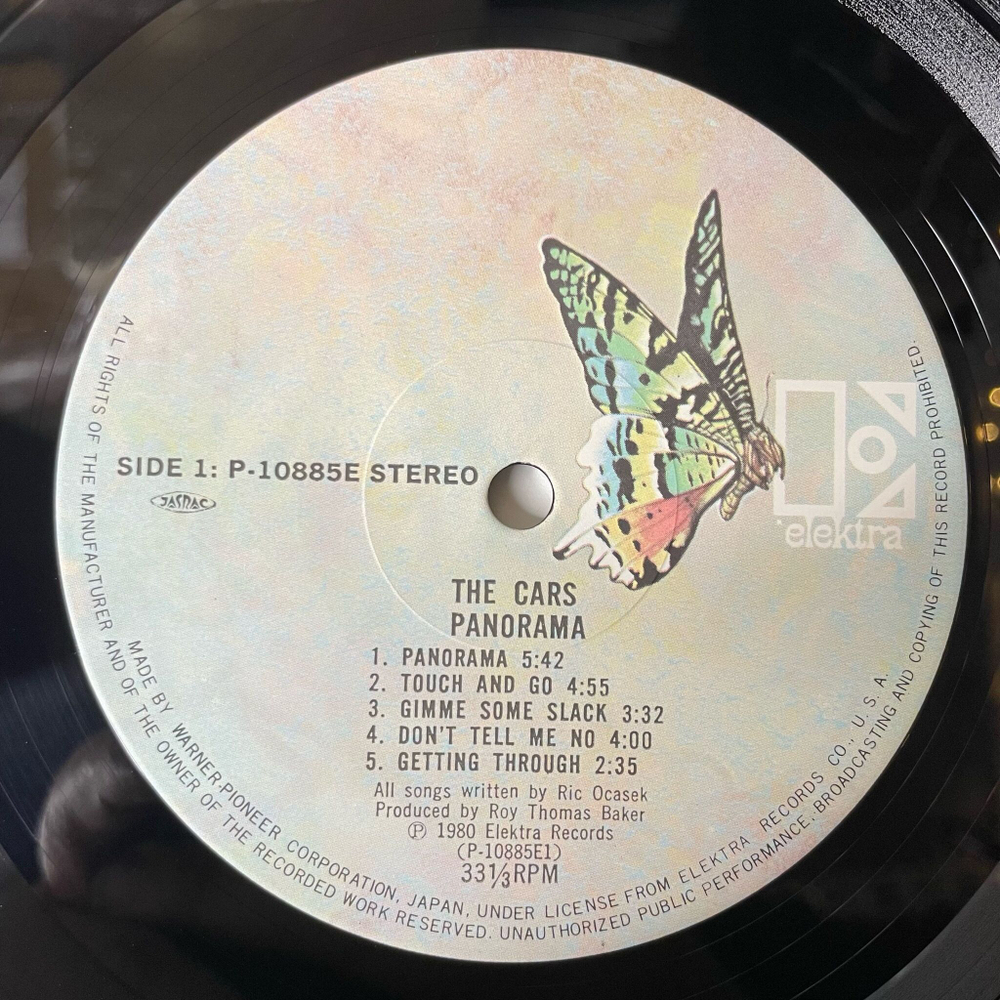 Винтажная виниловая пластинка LP The Cars Panorama (Japan 1980) (Obi) Gimme Some Slack