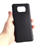 Чехол ТПУ карбон для Xiaomi Poco X3, 011068 Черный