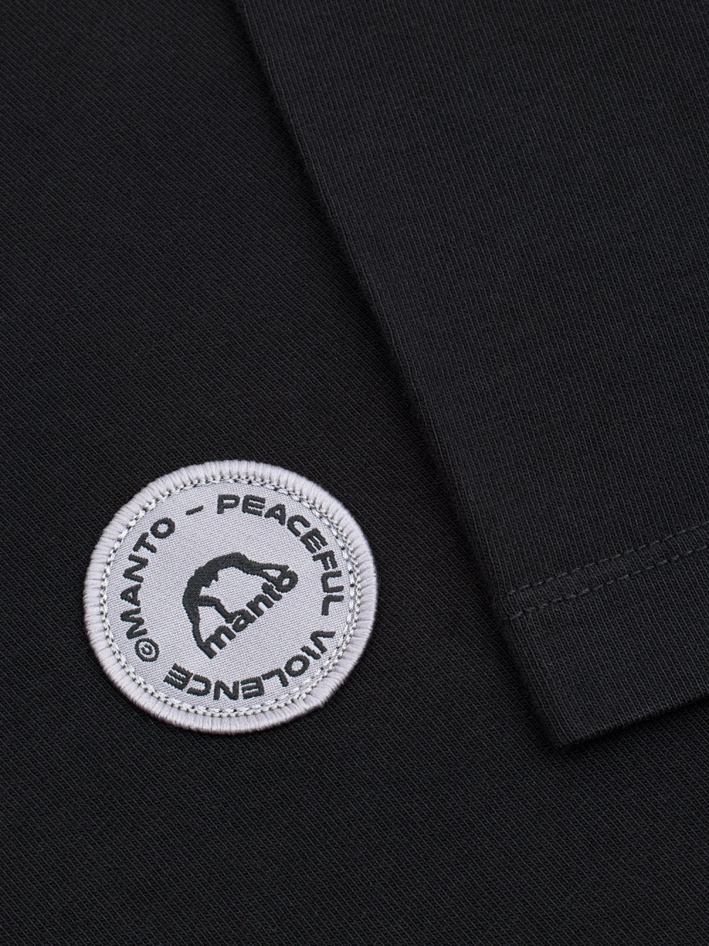 Футболка MANTO CIRCLE - чёрная