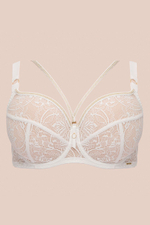 Белый бюстгальтер с мягкой чашкой Chiara Gold (Размер: 80F) (Цвет: белый)