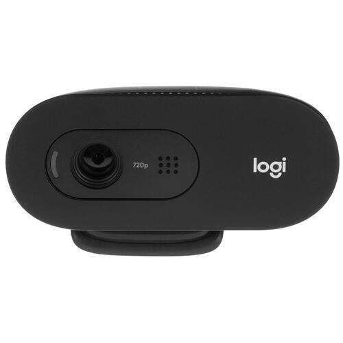 Веб-камера Logitech C505e, 1Мп, черный, HD, 1-mic, 30FPS, USB 2м (960-001373)