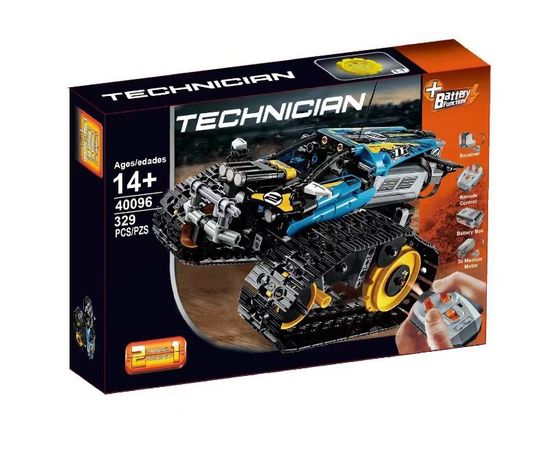Конструктор Technic вездеход синий 2в1 на Р/У 329 деталей