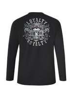 Лонгслив LOYALTY FOR ROYALTY, черный