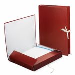 Папка для бумаг архивная А4 (225х310 мм), 30 мм, 2 завязки, бумвинил, до 250 листов, 120253