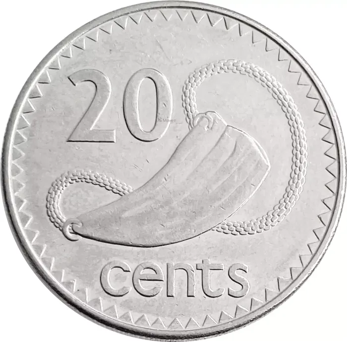20 центов 1990-2006 Фиджи