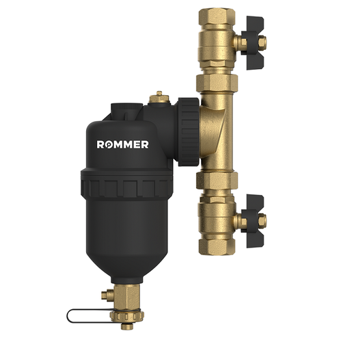 Магнитный сепаратор шлама Rommer поворотный, ВР 3/4" композитный (RFW-0081-000820)